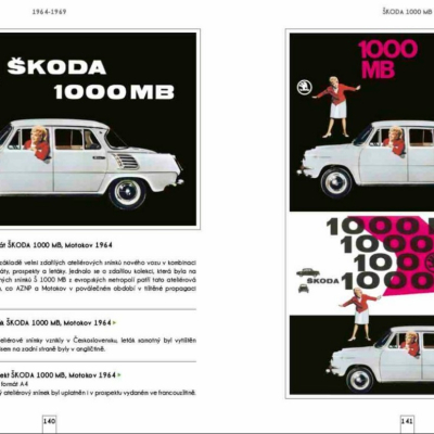 Škoda - automobily na plakátech a v prospektech, 1945-2022 - VYPRODÁNO