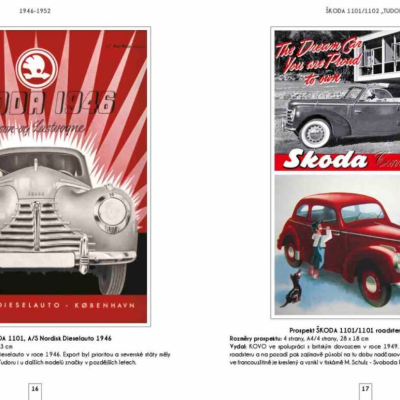 Škoda - automobily na plakátech a v prospektech, 1945-2022 - VYPRODÁNO