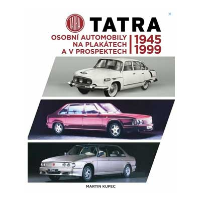 Tatra - osobní automobily na plakátech a v prospektech, 1945-1999