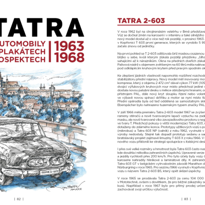 Tatra - osobní automobily na plakátech a v prospektech, 1945-1999