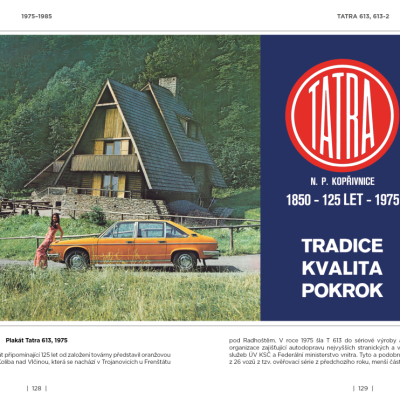 Tatra - osobní automobily na plakátech a v prospektech, 1945-1999