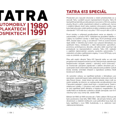 Tatra - osobní automobily na plakátech a v prospektech, 1945-1999
