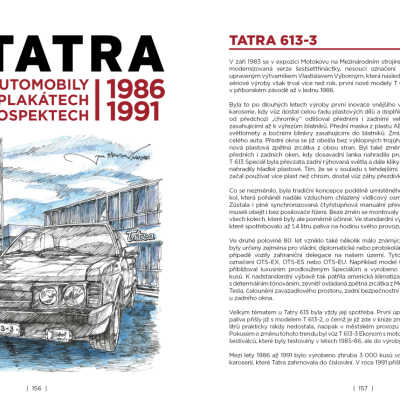 Tatra - osobní automobily na plakátech a v prospektech, 1945-1999