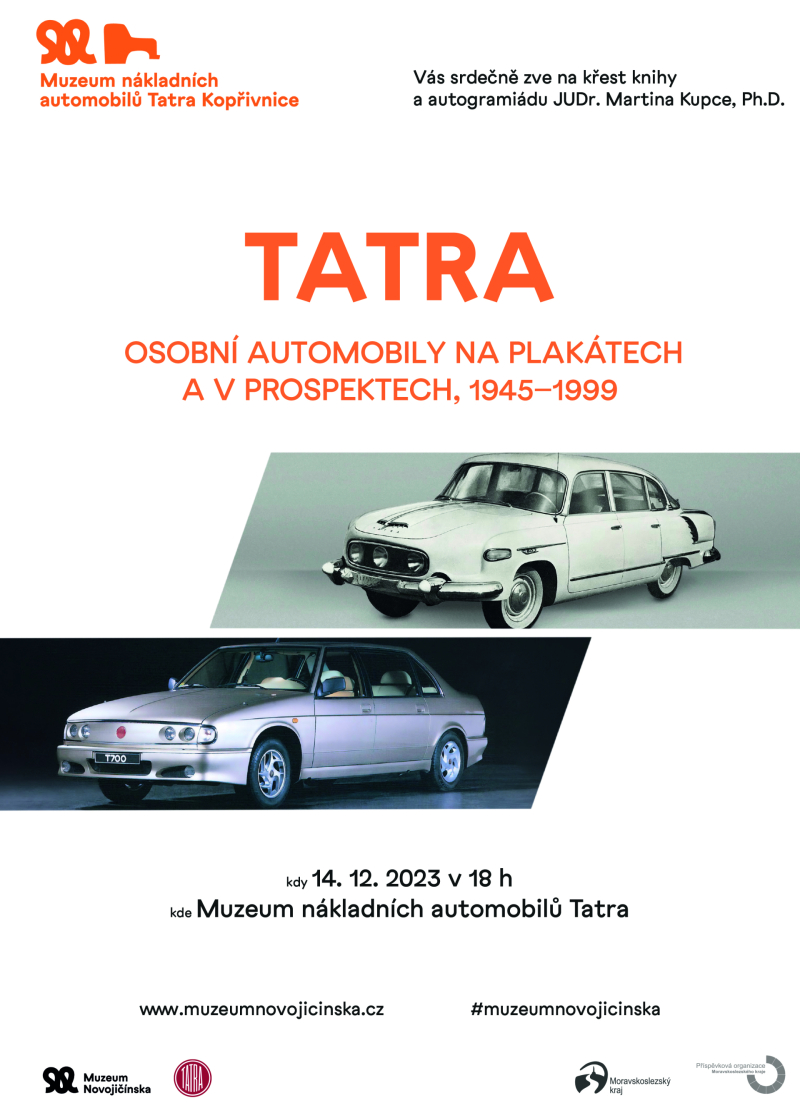 Křest a autogramiáda nové knihy TATRA - osobní automobily v Kopřivnici