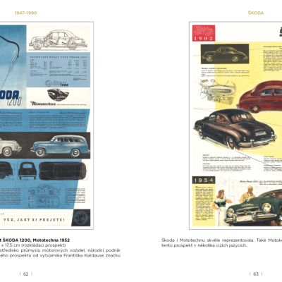 Mototechna - tuzemská i dovážená osobní vozidla na plakátech a v prospektech, 1949 - 1990 - VYPRODÁNO