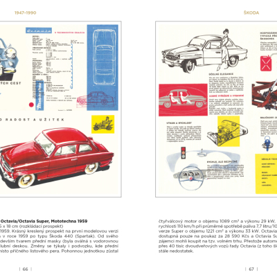 Mototechna - tuzemská i dovážená osobní vozidla na plakátech a v prospektech 1949-1990