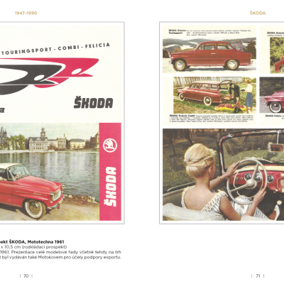 Mototechna - tuzemská i dovážená osobní vozidla na plakátech a v prospektech, 1949 - 1990 - VYPRODÁNO