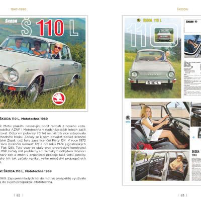 Mototechna - tuzemská i dovážená osobní vozidla na plakátech a v prospektech, 1949 - 1990 - VYPRODÁNO