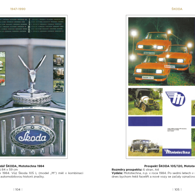Mototechna - tuzemská i dovážená osobní vozidla na plakátech a v prospektech, 1949 - 1990 - VYPRODÁNO