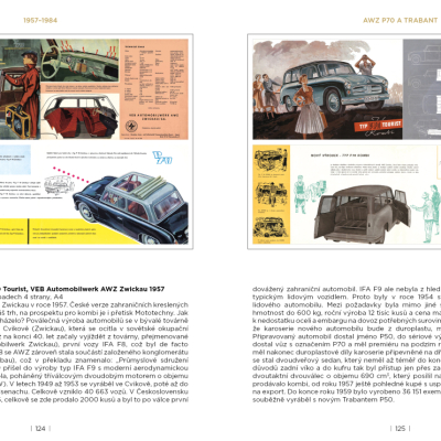 Mototechna - tuzemská i dovážená osobní vozidla na plakátech a v prospektech 1949-1990