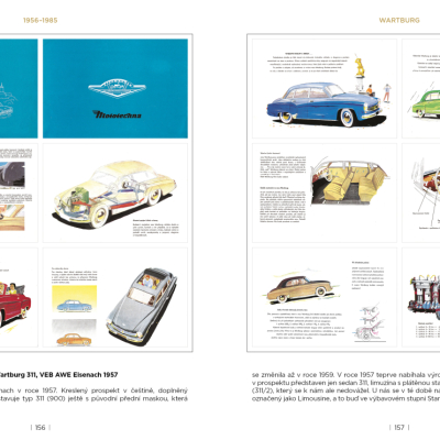 Mototechna - tuzemská i dovážená osobní vozidla na plakátech a v prospektech 1949-1990
