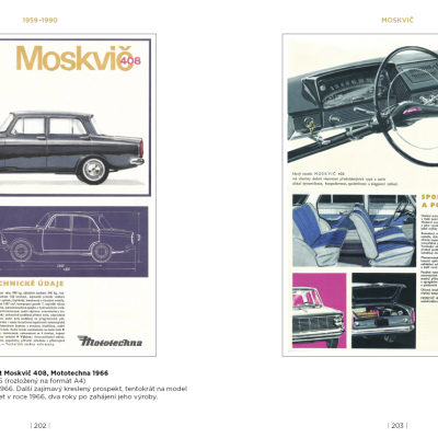 Mototechna - tuzemská i dovážená osobní vozidla na plakátech a v prospektech, 1949 - 1990 - VYPRODÁNO