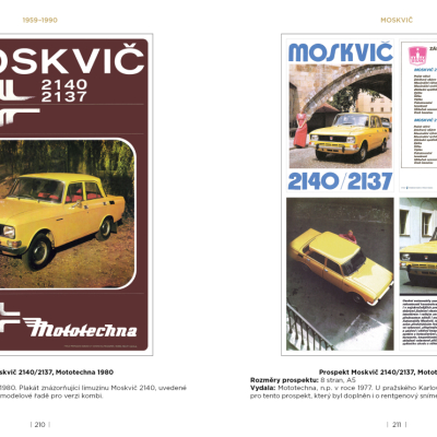 Mototechna - tuzemská i dovážená osobní vozidla na plakátech a v prospektech, 1949 - 1990 - VYPRODÁNO