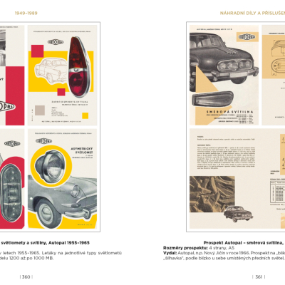 Mototechna - tuzemská i dovážená osobní vozidla na plakátech a v prospektech 1949-1990