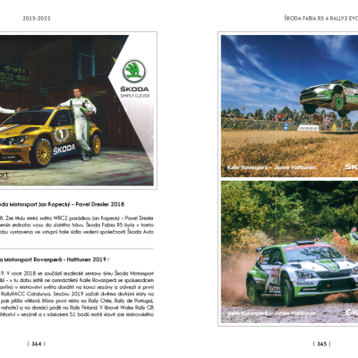Škoda Motorsport - soutěžní a závodní vozy na plakátech a v prospektech, 1945-2023