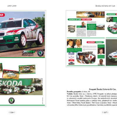 Škoda Motorsport - soutěžní a závodní vozy na plakátech a v prospektech, 1945-2023