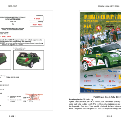 Škoda Motorsport - soutěžní a závodní vozy na plakátech a v prospektech, 1945-2023