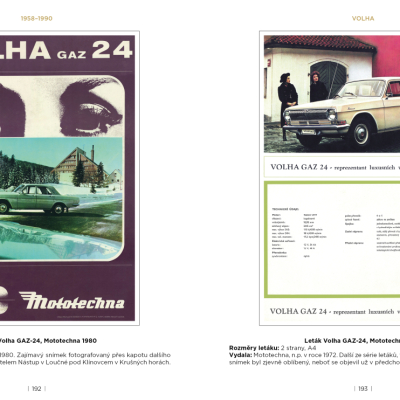 Mototechna - tuzemská i dovážená osobní vozidla na plakátech a v prospektech, 1949 - 1990 - VYPRODÁNO