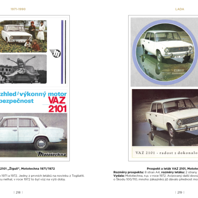 Mototechna - tuzemská i dovážená osobní vozidla na plakátech a v prospektech, 1949 - 1990 - VYPRODÁNO