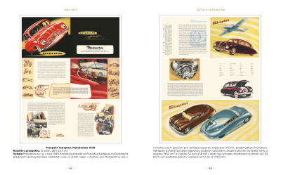 Mototechna - tuzemské aj dovážané osobné vozidlá na plagátoch a v prospektoch, 1949-1990