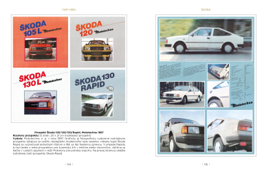 Mototechna - tuzemské aj dovážané osobné vozidlá na plagátoch a v prospektoch, 1949-1990