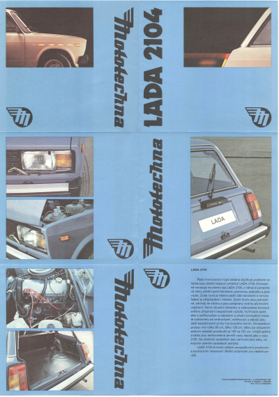 Prospekt Lada 2104, Mototechna 1990