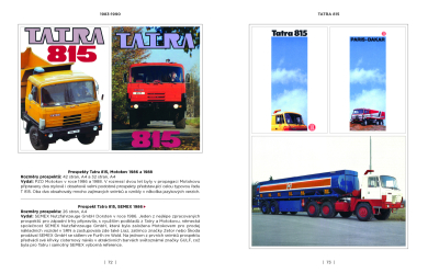 TATRA 815 - legenda na plakátech a v prospektech, 1983-2024