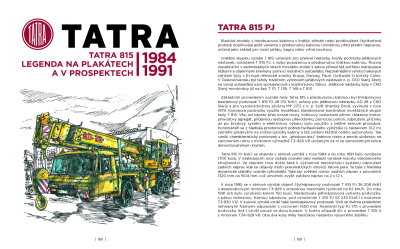 TATRA 815 - legenda na plakátech a v prospektech, 1983-2024