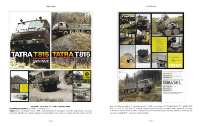TATRA 815 - legenda na plakátech a v prospektech, 1983-2024