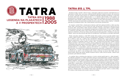 TATRA 815 - legenda na plakátech a v prospektech, 1983-2024