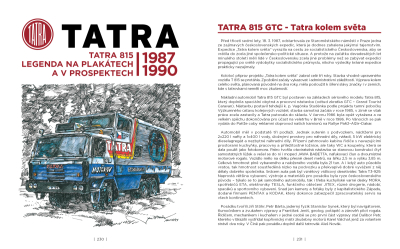 TATRA 815 - legenda na plakátech a v prospektech, 1983-2024