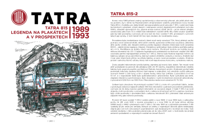 TATRA 815 - legenda na plakátech a v prospektech, 1983-2024