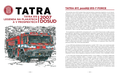 TATRA 815 - legenda na plakátech a v prospektech, 1983-2024