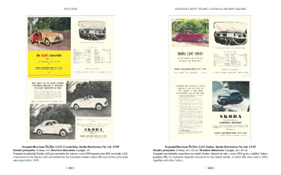 ŠKODA - propagace v zahraničí / Promotion abroad 1945-2025 - PŘEDPRODEJ