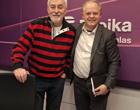 NATÁČENÍ PRO ČESKÝ ROZHLAS DVOJKU. Hostem Jana Rosáka v jeho pořadu 